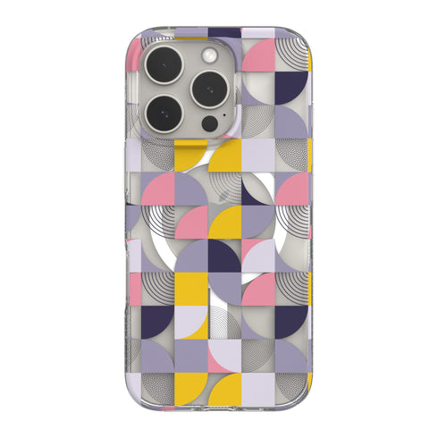 ZAGG iPhone 16 Pro Graphene Milan Snap Case - /Grey - Geometric